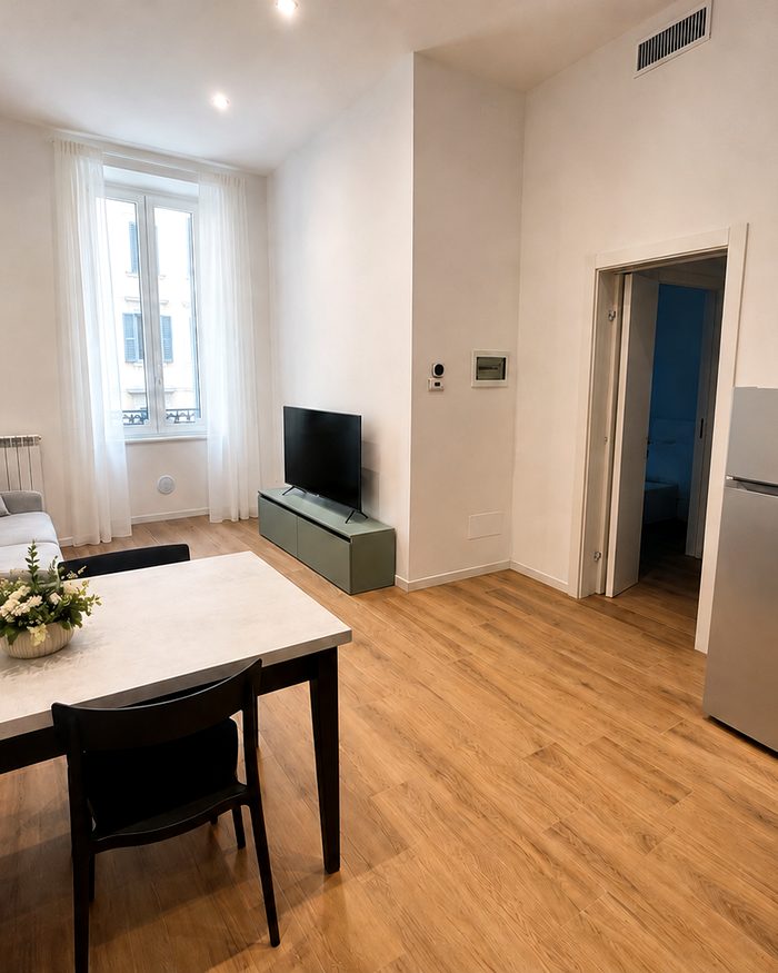 Pontida Apartments, soggiorno